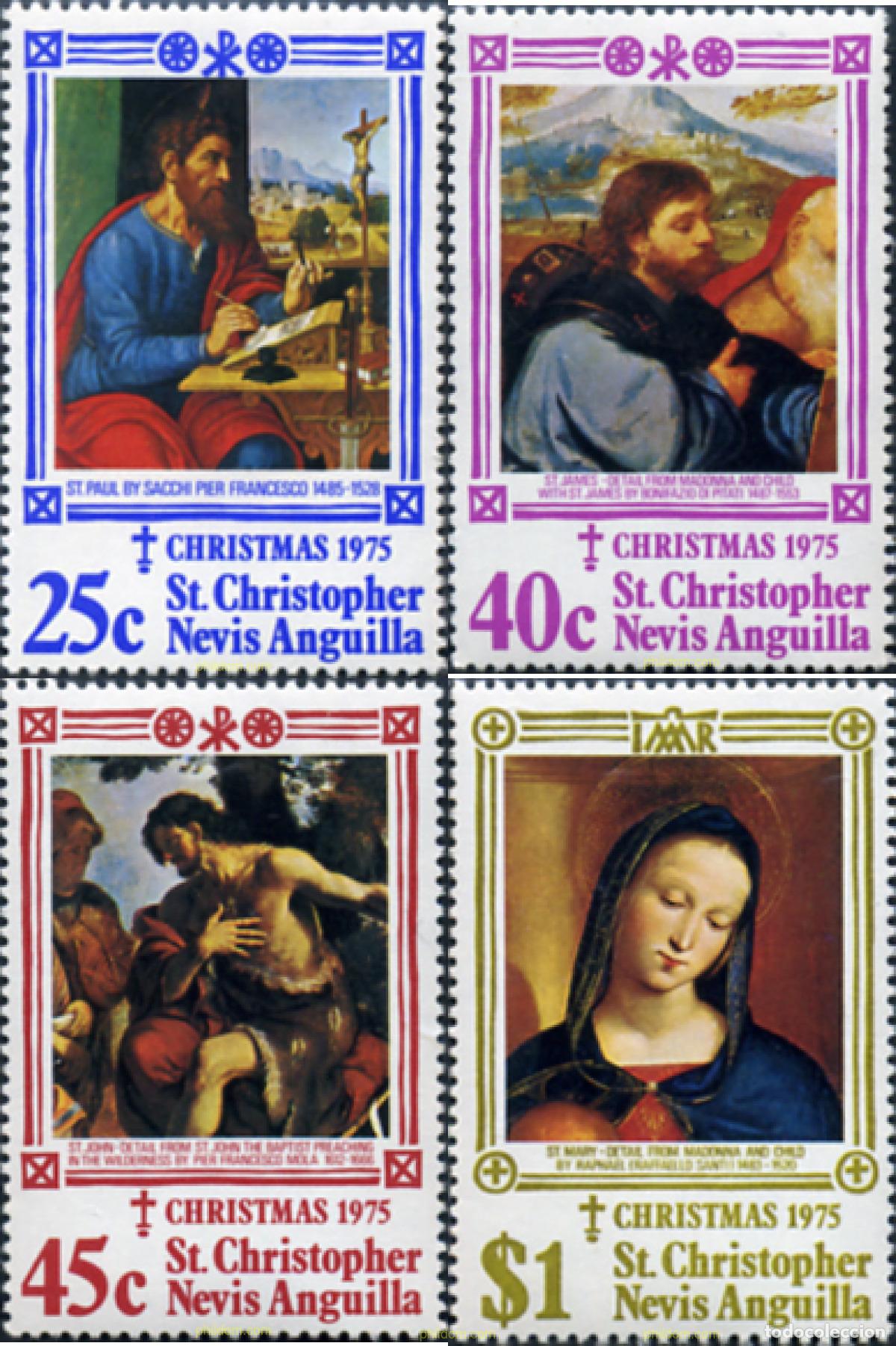 Sellos: 308648 MNH SAN CRISTOBAL-NEVIS-ANGUILLA 1975 MAVIDAD