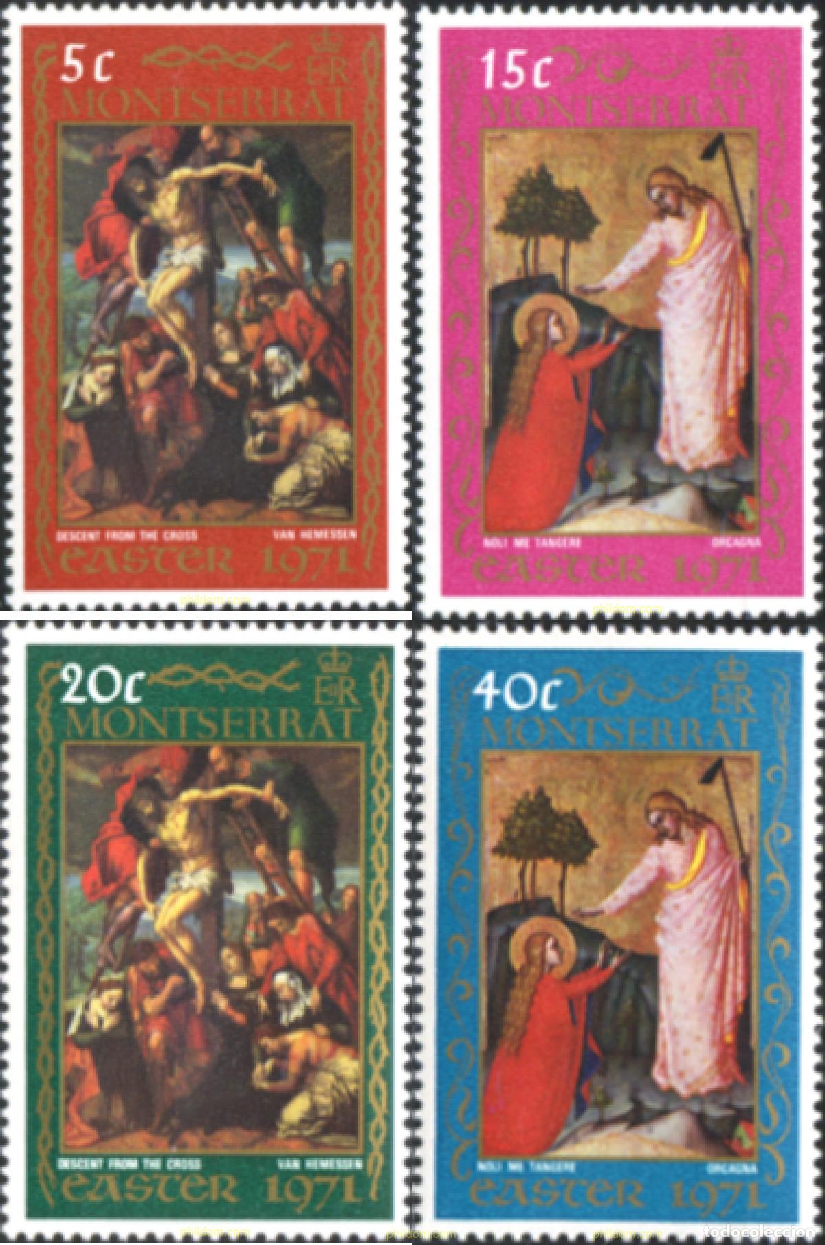Sellos: 175456 MNH MONTSERRAT 1971 PASCUA