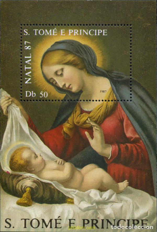 Sellos: 361124 MNH SANTO TOME Y PRINCIPE 1987 NAVIDAD