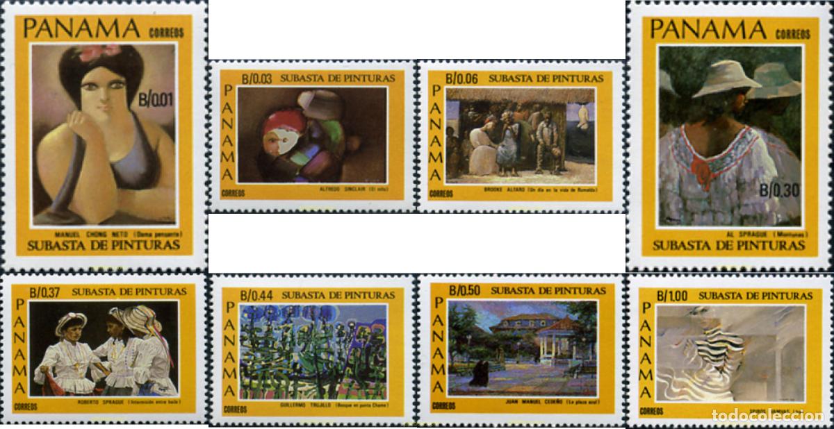 Sellos: 160672 MNH PANAMA 1984 SUBASTA DE PINTURAS