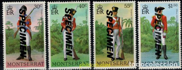 Sellos: 794438 MNH MONTSERRAT 1978 UNIFORMES MILITARES