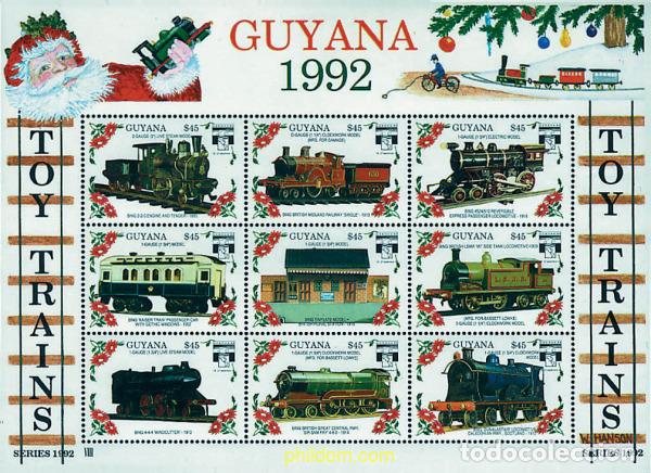 Sellos: 312181 MNH GUYANA 1992 GENOVA 92. EXPOSICION FILATELICA INTERNACIONAL