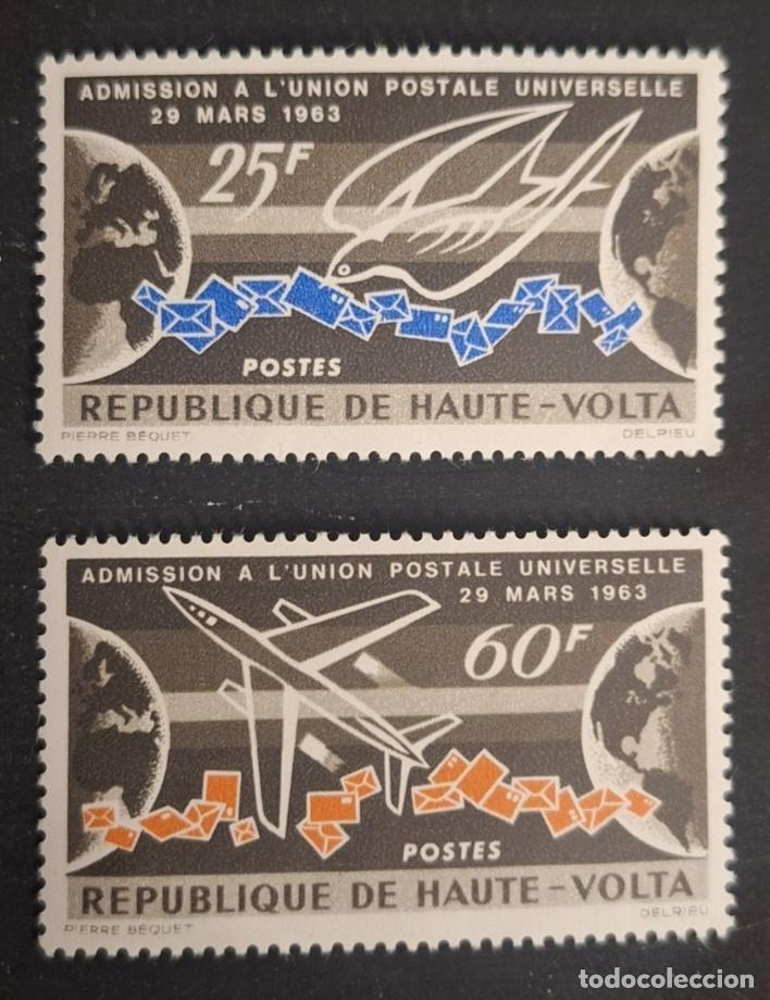 Francobolli: Alto Volta 1963 Mi. 146-147 Admisi&oacute;n Uni&oacute;n Postal Universal UPU