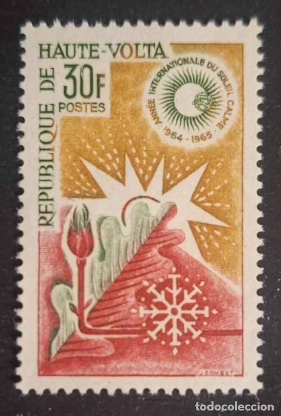 Francobolli: Alto Volta 1964 Mi. 152 A&ntilde;o Internacional del Sol Tranquilo