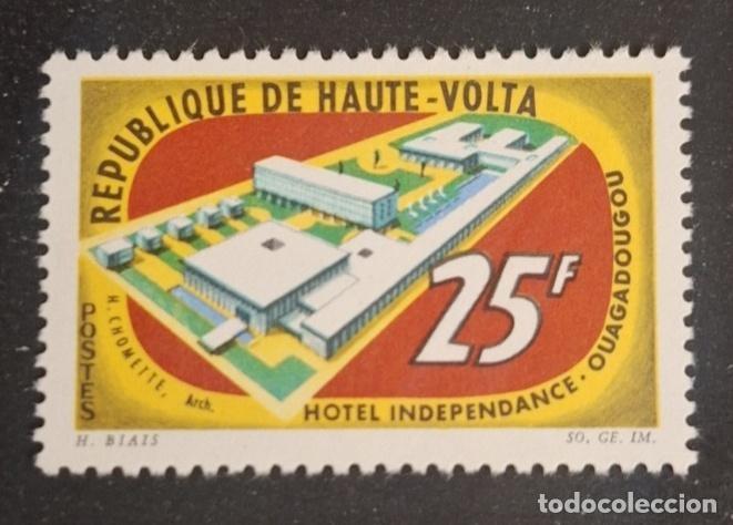 Francobolli: Alto Volta 1964 Mi. 156 Hotel Independencia Uagadug&uacute; arquitectura