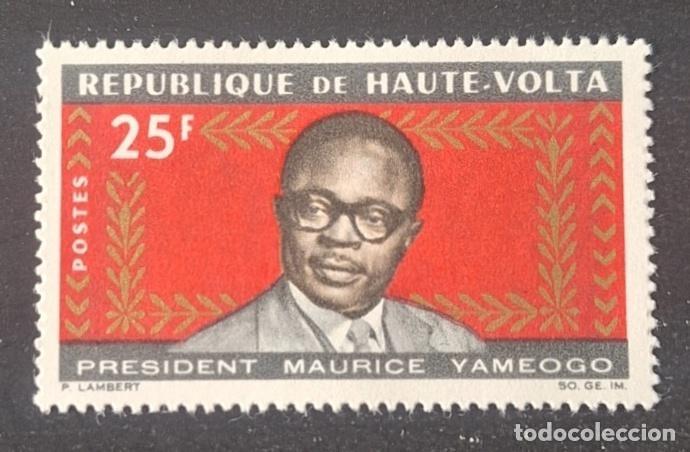 Briefmarken: Alto Volta 1965 Mi. 174 Presidente Maurice Yam&eacute;ogo personalidad