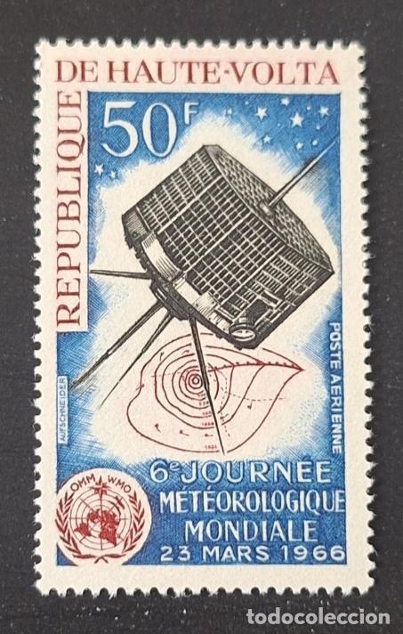 Briefmarken: Alto Volta 1966 Mi. 181 D&iacute;a Meteorol&oacute;gico Mundial sat&eacute;lite