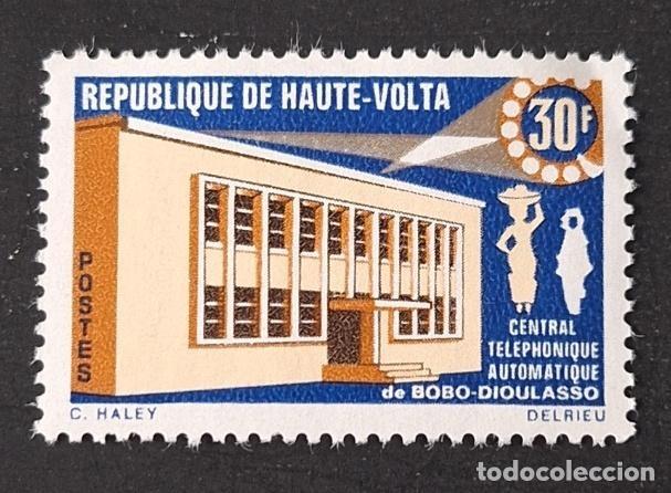 Timbres: Alto Volta 1969 Mi. 245 central telef&oacute;nico Bobo-Dioulasso