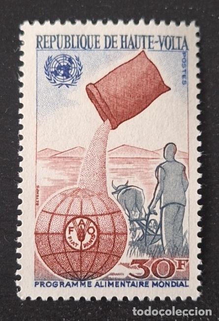 Timbres: Alto Volta 1969 Mi. 255 Programa Alimentario Mundial FAO ONU