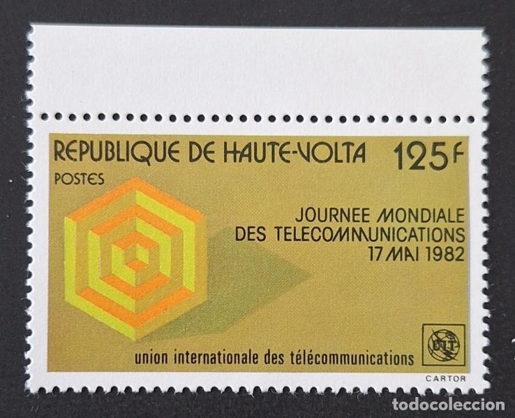 Sellos: Alto Volta 1982 Mi. 864 D&iacute;a Mundial de las Telecomunicaciones UIT