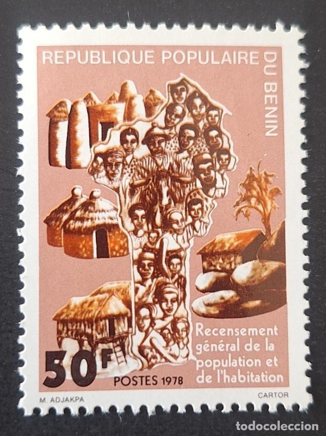 Sellos: Ben&iacute;n 1978 Mi. 126 censo general de poblaci&oacute;n y vivienda
