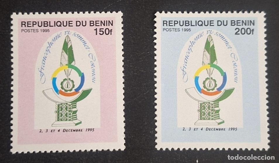 Briefmarken: Ben&iacute;n 1995 Mi. 716-717 Francofon&iacute;a VI Cumbre Coton&uacute; diciembre