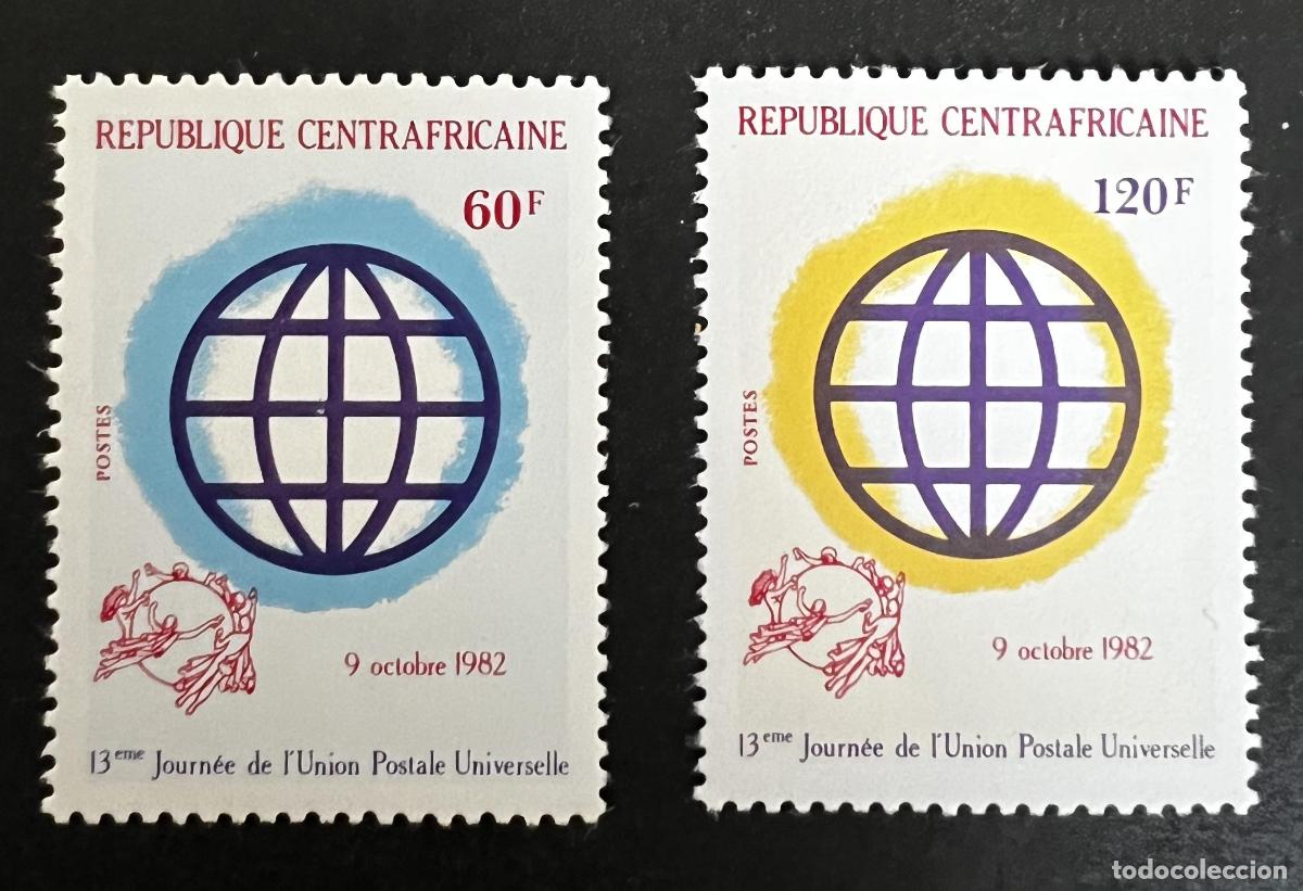 Sellos: Centro&aacute;frica 1982 Mi. 886-887 D&iacute;a Uni&oacute;n Postal Universal UPU