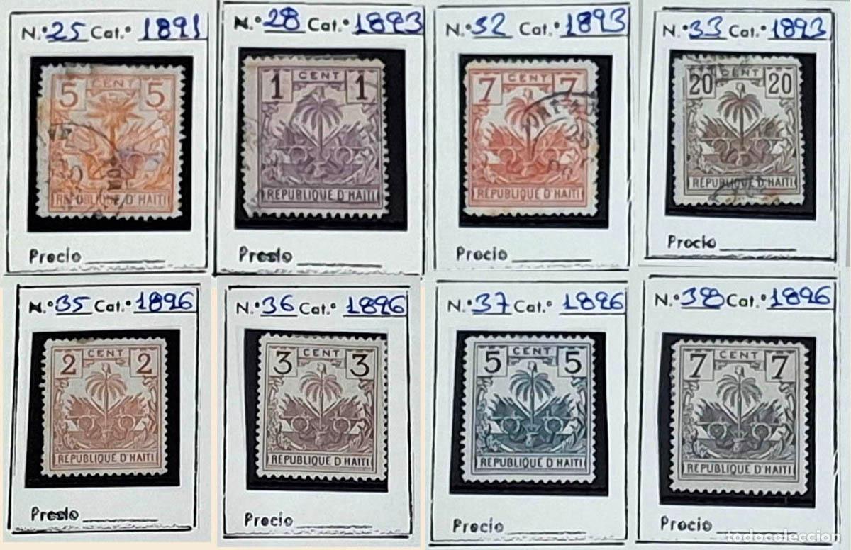 Sellos: 8 SELLOS HAITI 1891-1896