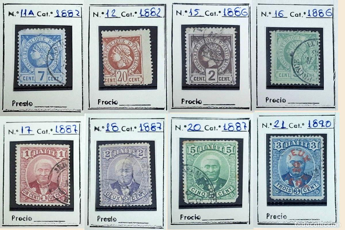 Sellos: 8 SELLOS HAITI 1882-1890