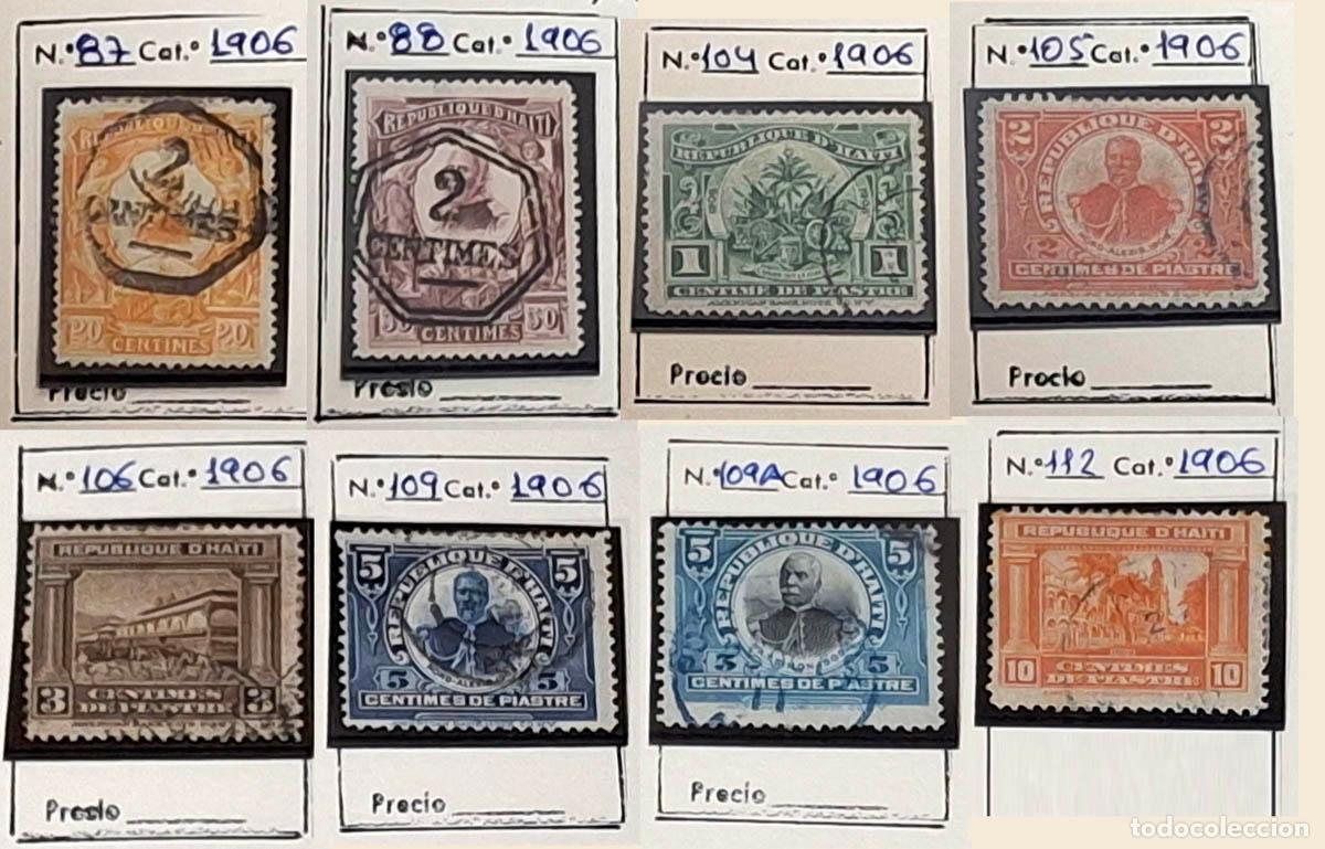 Sellos: 8 SELLOS HAITI 1906