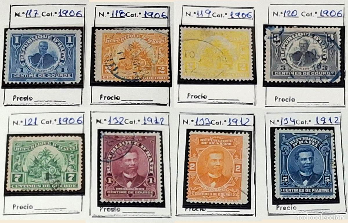 Sellos: 8 SELLOS HAITI 1906-1912