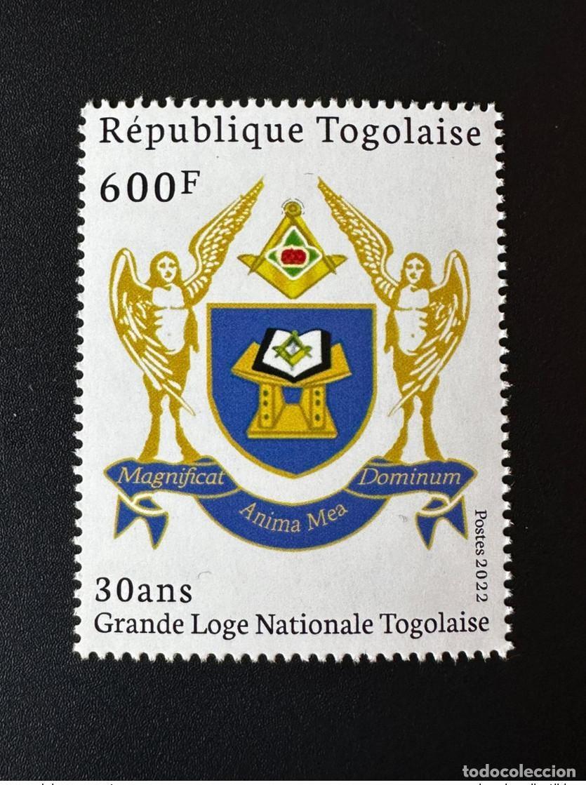 Sellos: Togo 2022 Mi.? 50 a&ntilde;os de la Gran Logia masones regulares