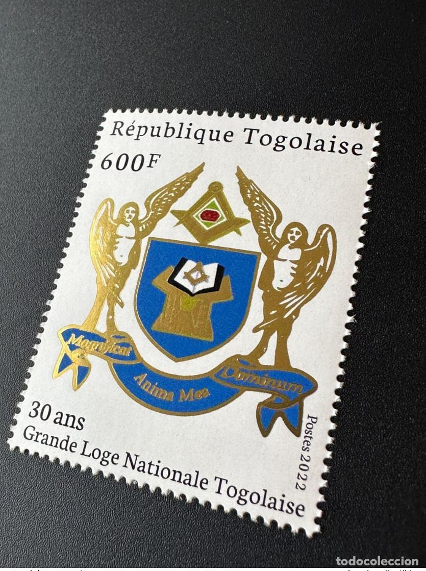 Sellos: &iquest;Mi. dorado de Togo 2022? 50 a&ntilde;os masones regulares la Gran Logia