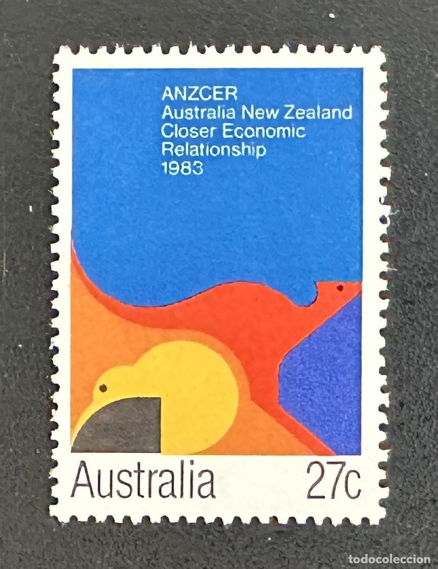 Sellos: Australia 1983 Mi. 830 emisi&oacute;n conjunta ANZCER Nueva Zelanda