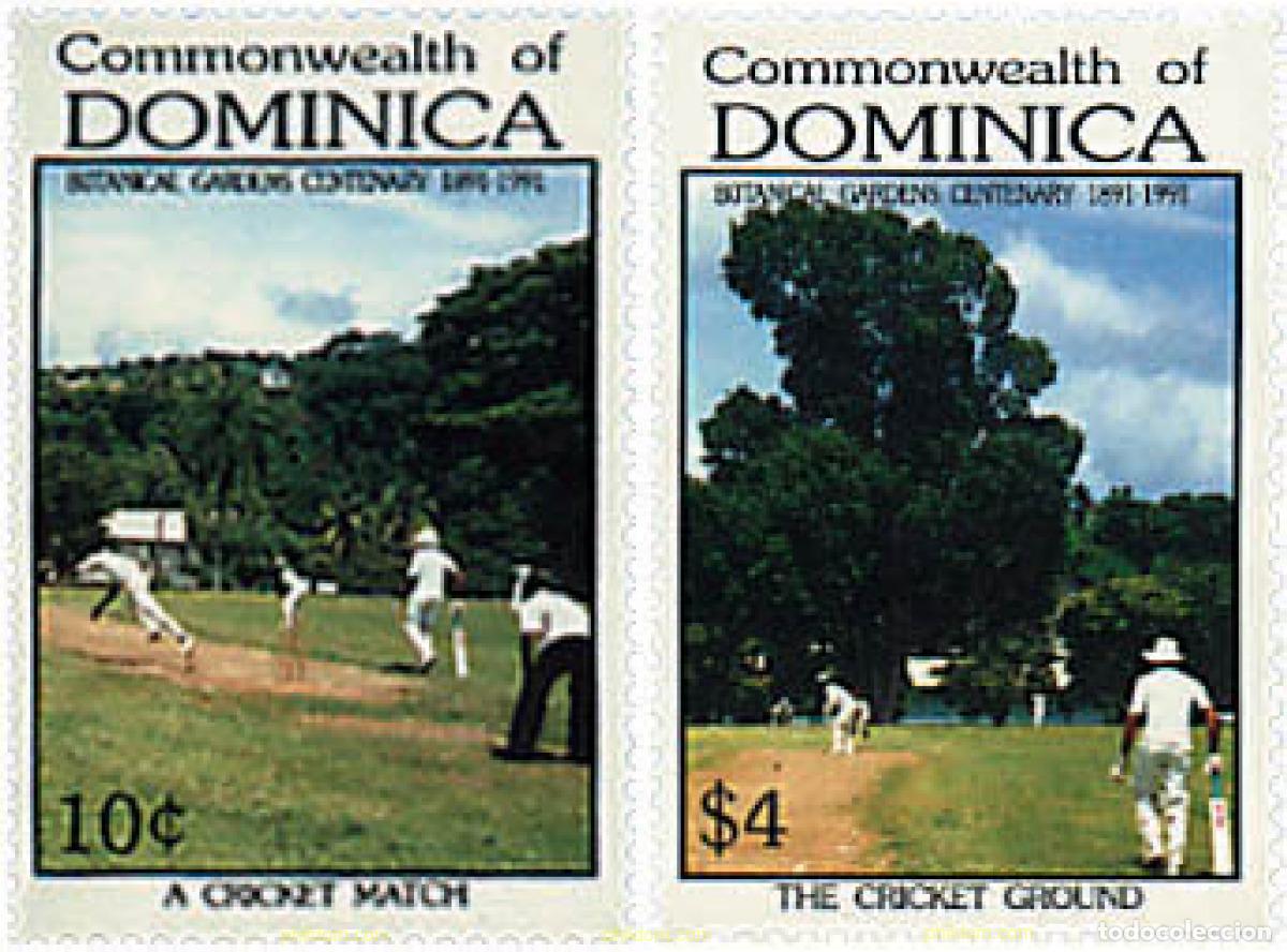 Sellos: 199445 MNH DOMINICA 1992 CENTENARIO DEL JARDIN BOTANICO