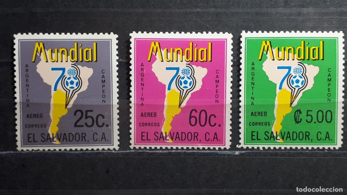 Sellos: EL SALVADOR. A&Ntilde;O 1978. **. YVERT 406/8