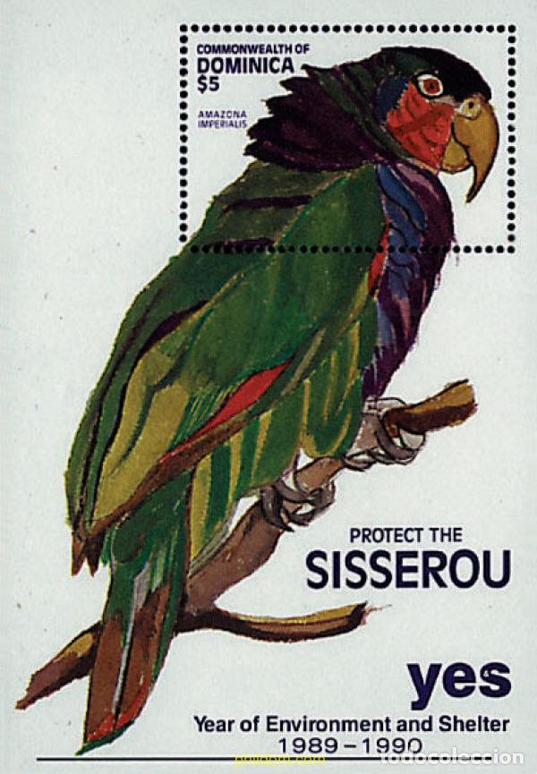 Sellos: 794716 MNH DOMINICA 1991 FAUNA PROTEGIDA