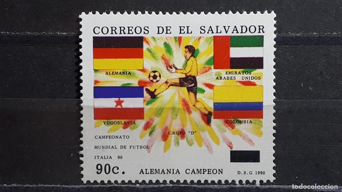 Sellos: EL SALVADOR. A&Ntilde;O 1990. **. YVERT 1095