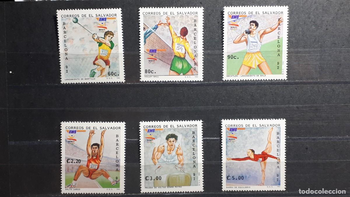 Sellos: EL SALVADOR. A&Ntilde;O 1992. **. YVERT 1148/53