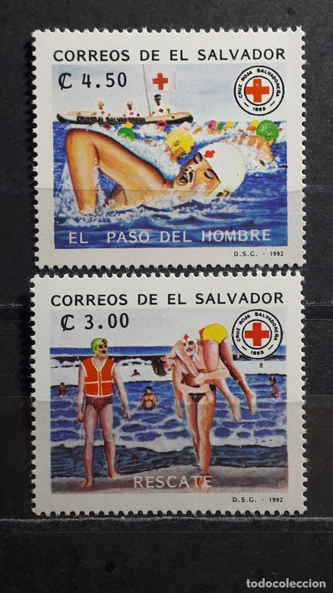 Sellos: EL SALVADOR. A&Ntilde;O 1992. **. YVERT 1144/5