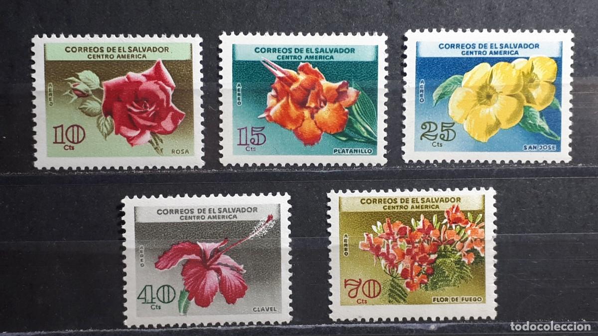 Sellos: EL SALVADOR. A&Ntilde;O 1964. **. YVERT 194/9