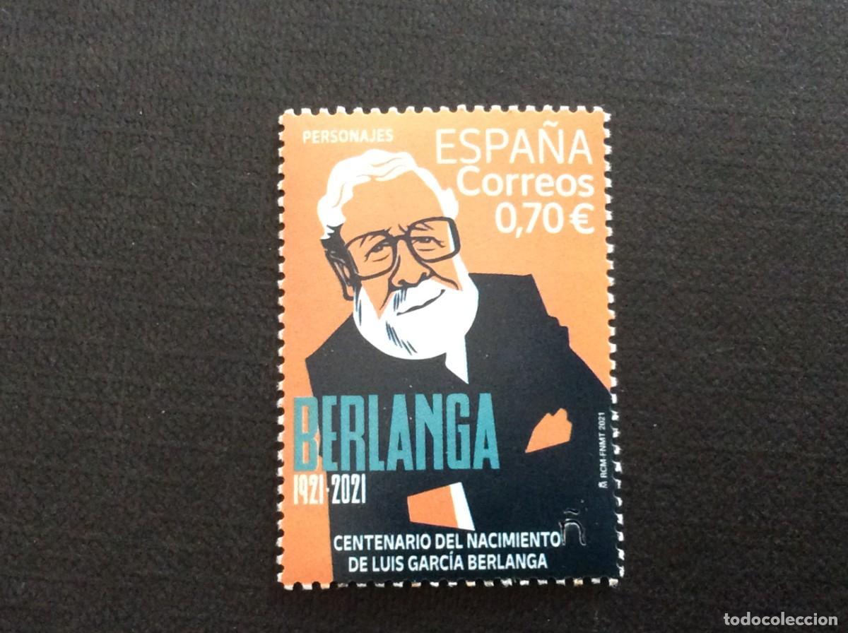 Sellos: CINE. ESPA&Ntilde;A N&ordm; EDIFIL 5495*** A&Ntilde;O 2021. CENTENARIO NACIMIENTO DE LUIS GARCIA BERLANGA