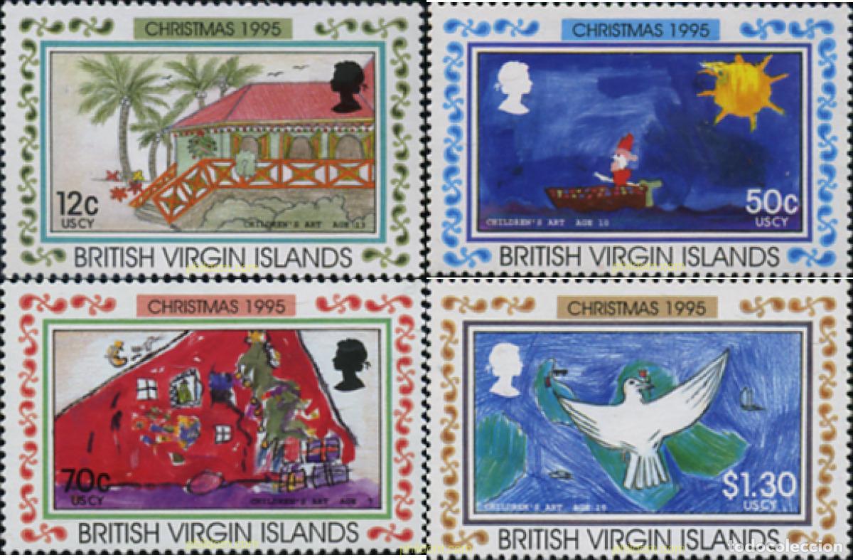 Sellos: 294420 MNH VIRGENES BRITANICAS Islas 1995 NAVIDAD