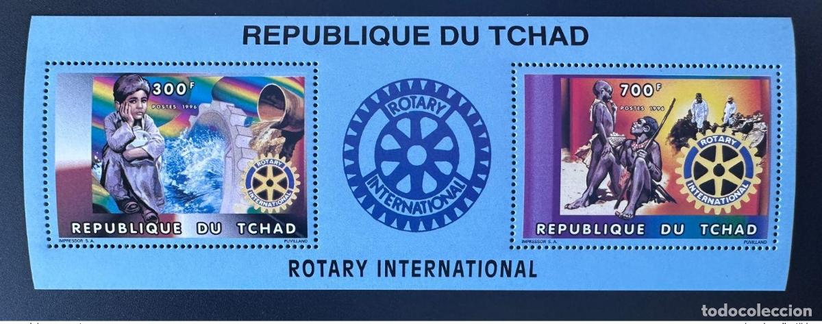 Briefmarken: Chad 1996 Mi. Bl. 259 Un club de Rotary International