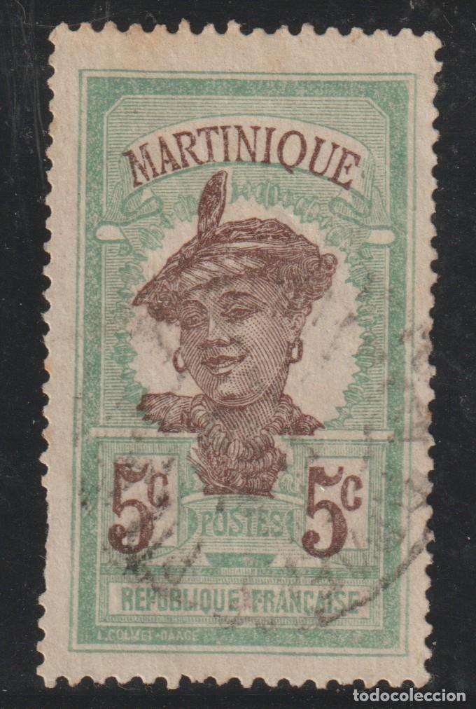 Sellos: MARTINICA FRANCESA // YVERT 64 // 1908-10 ... USADO - Foto 1