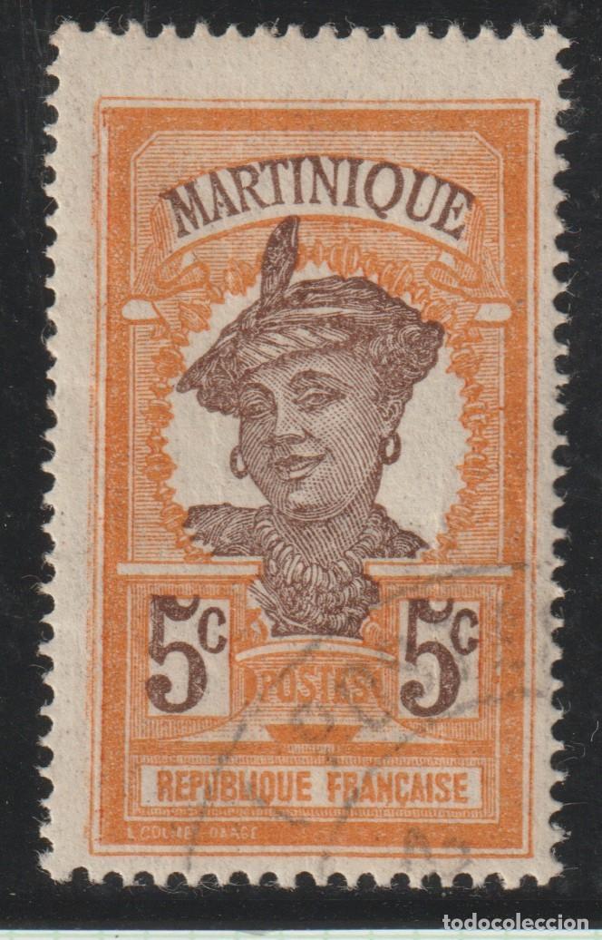 Sellos: MARTINICA FRANCESA // YVERT 92 // 1908-18 ... USADO