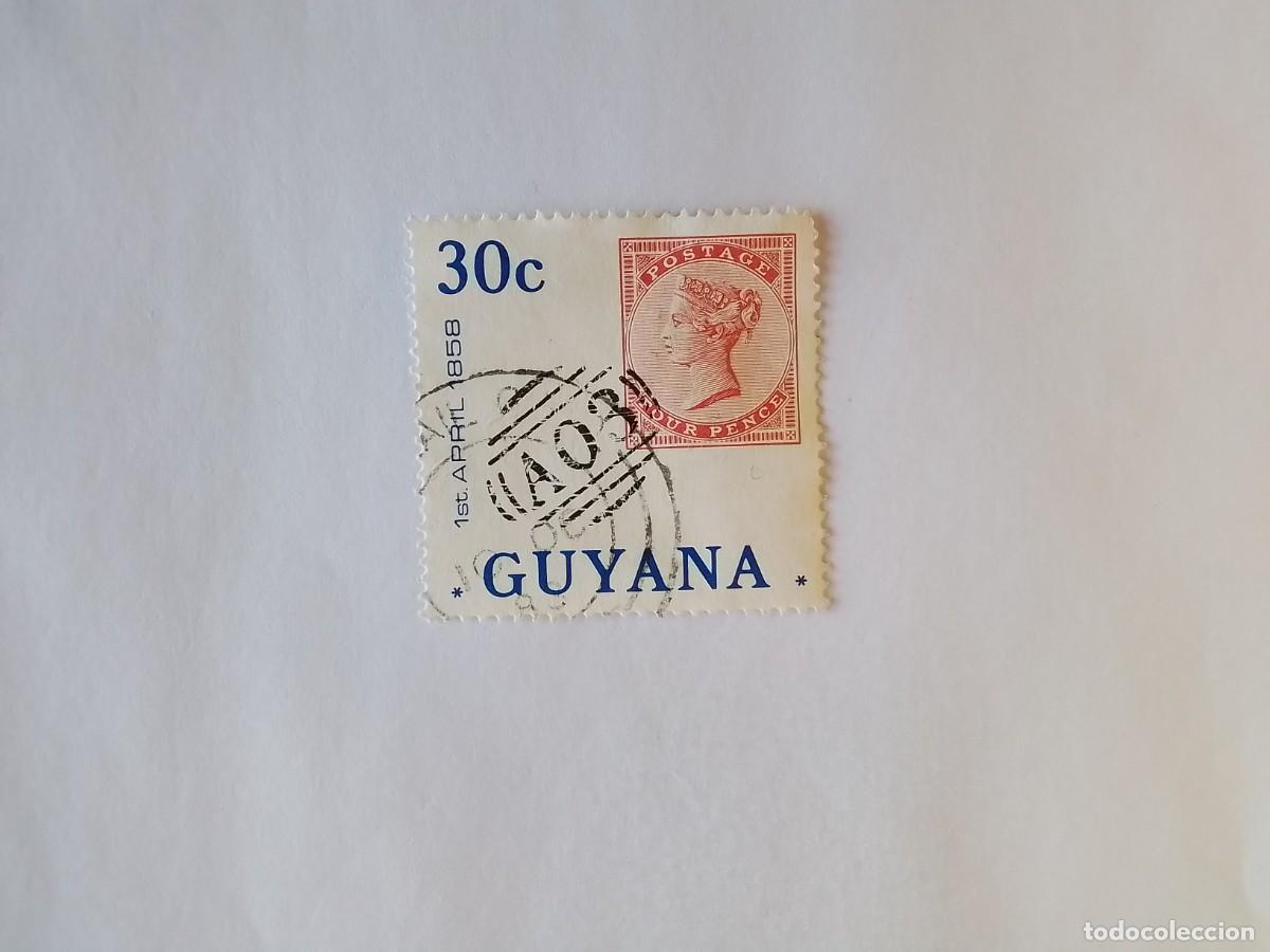 Sellos: A&Ntilde;O 1983 GUYANA SELLO USADO