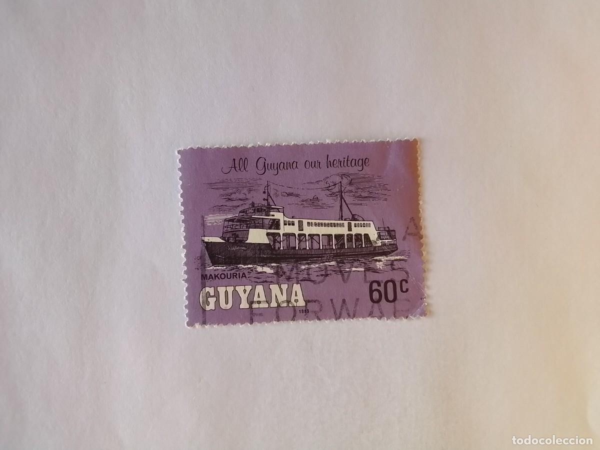 Sellos: A&Ntilde;O 1983 GUYANA SELLO USADO