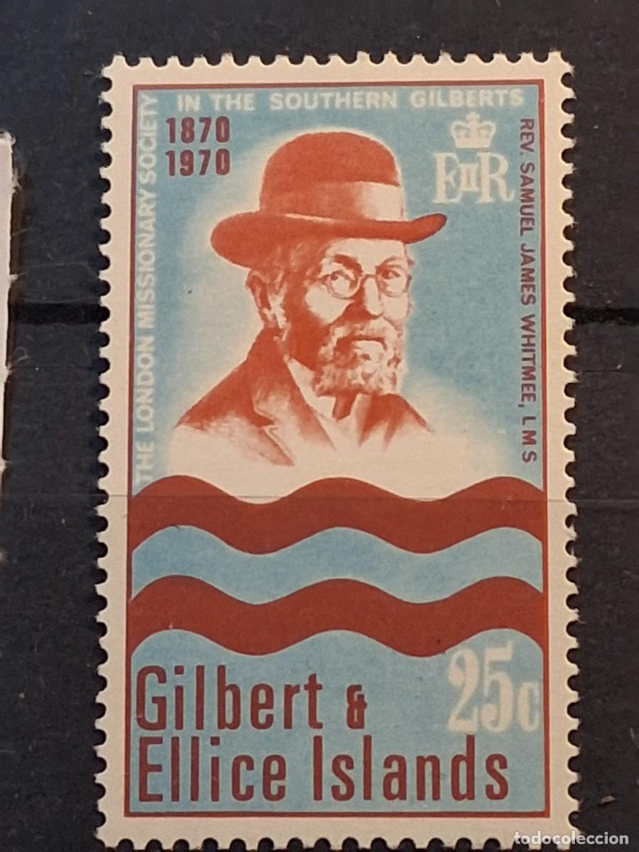 Sellos: ISLAS GILBERT Y ELLICE, 1970, CAT.YT. 163.