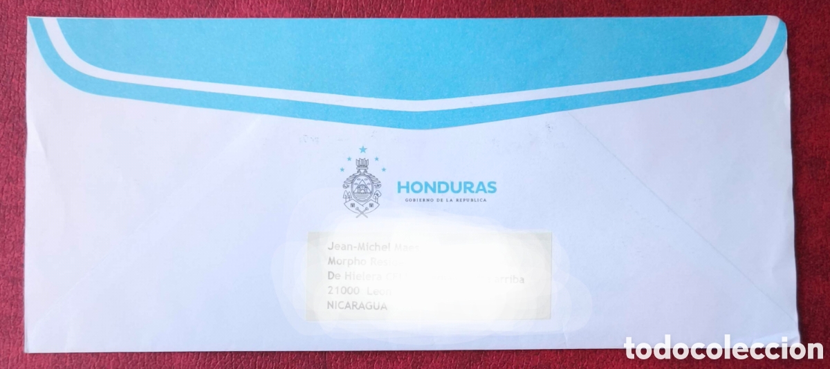 Sellos: Honduras. 2023. Sobre circulado - Foto 2