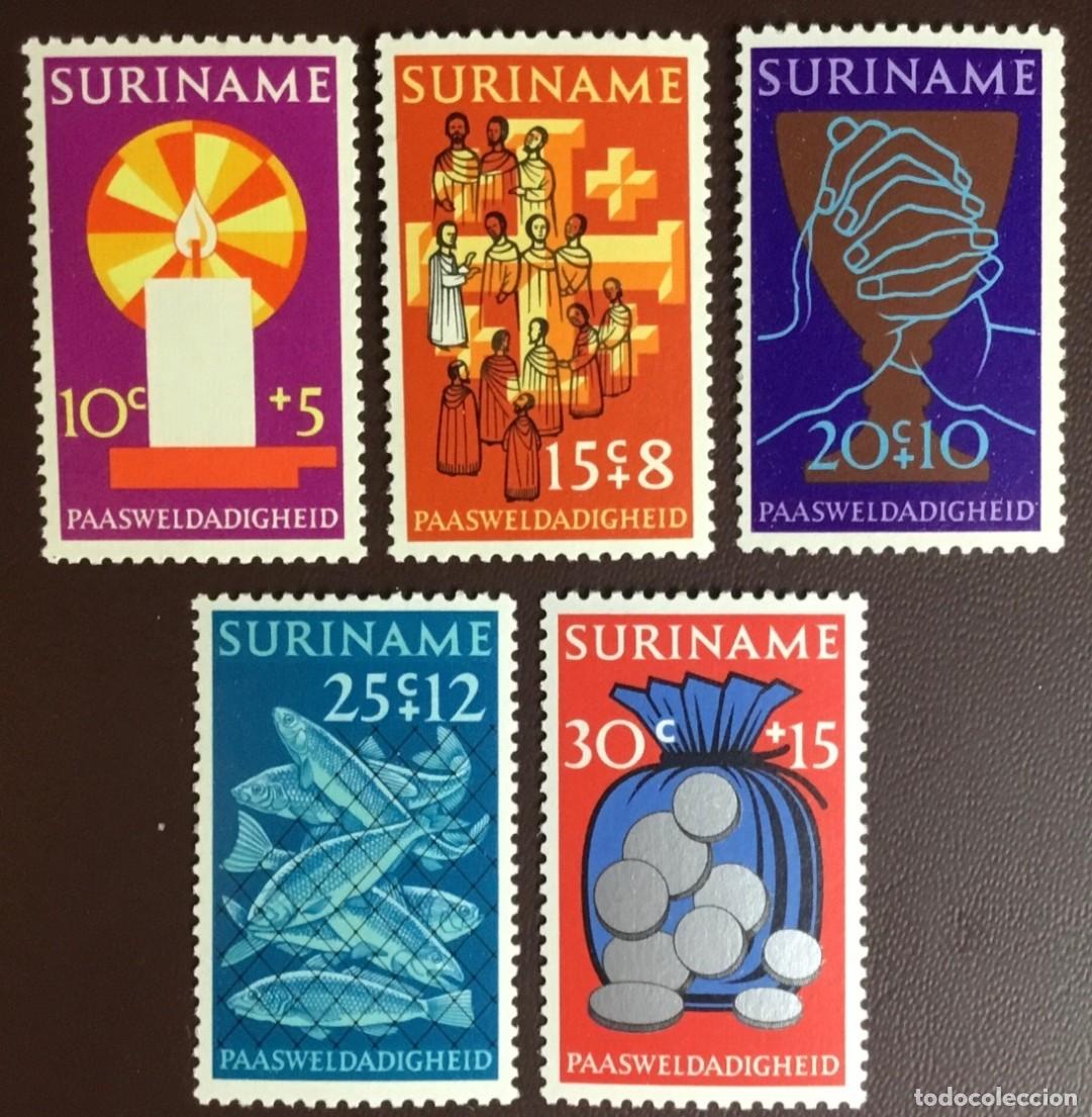 Sellos: SURINAM 1972 SERIE 5 STAMPS MNH EASTER PASCUA PAQUES OSTERN