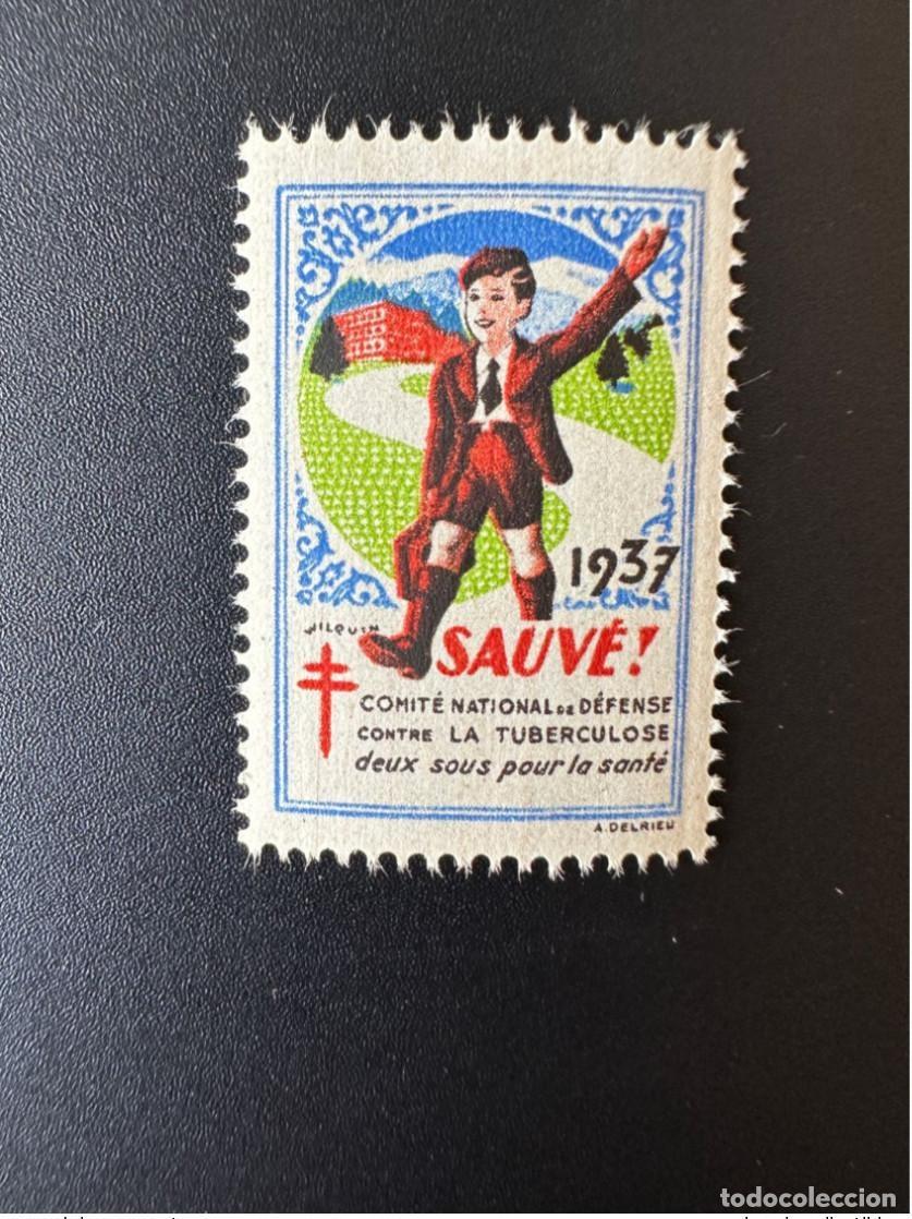 Sellos: Francia 1937 &iexcl;La tuberculosis antituberculosa salvada! &iexcl;Dos centavos para salud