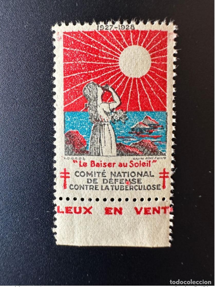 Sellos: Francia 1927/1928 Tuberculosis antituberculosa El beso en sol suena