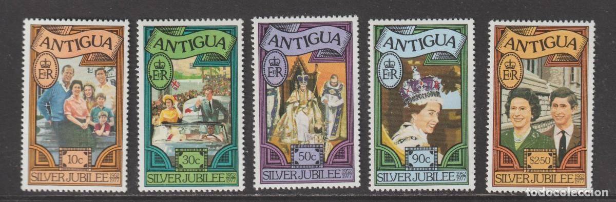 Sellos: Antigua 1977 - 453/457 mnh**