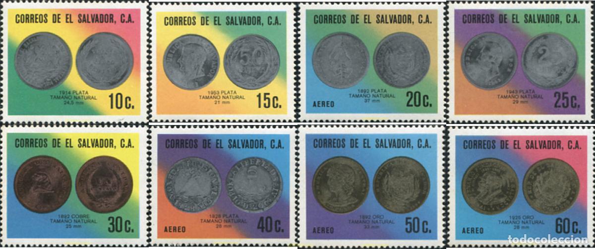 Sellos: 678790 MNH EL SALVADOR 1974 MONEDAS