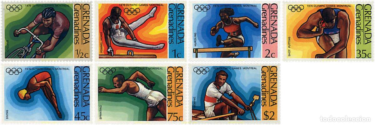 Sellos: 42195 MNH GRANADA GRANADINAS 1976 21 JUEGOS OLIMPICOS VERANO MONTREAL 1976