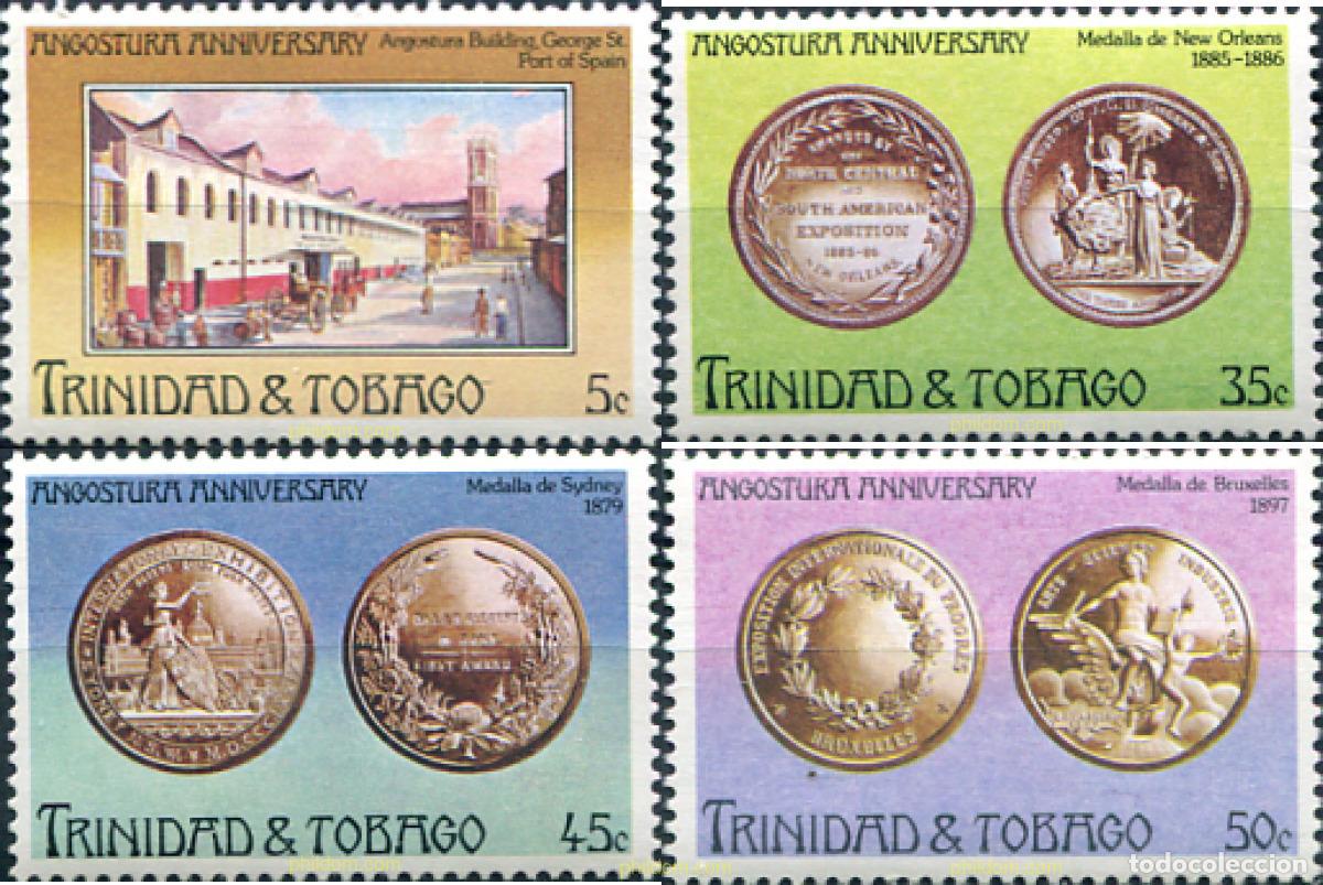 Sellos: 328211 MNH TRINIDAD Y TOBAGO 1976 ANIVERSARIO ANGOSTURA