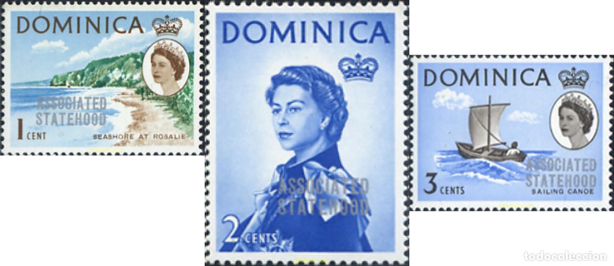 Sellos: 232398 MNH DOMINICA 1968 PROCLAMACION DE LA ASOCIACION CON GRAN BRETA&Ntilde;A