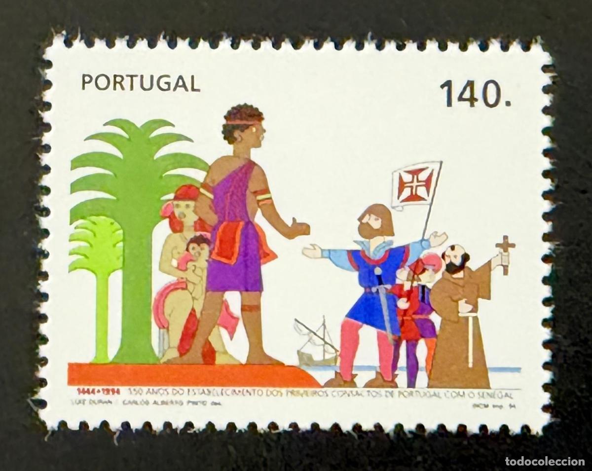 Sellos: Portugal 1994 Mi. 2056 emisi&oacute;n conjunta Senegal contactos hist&oacute;ricos