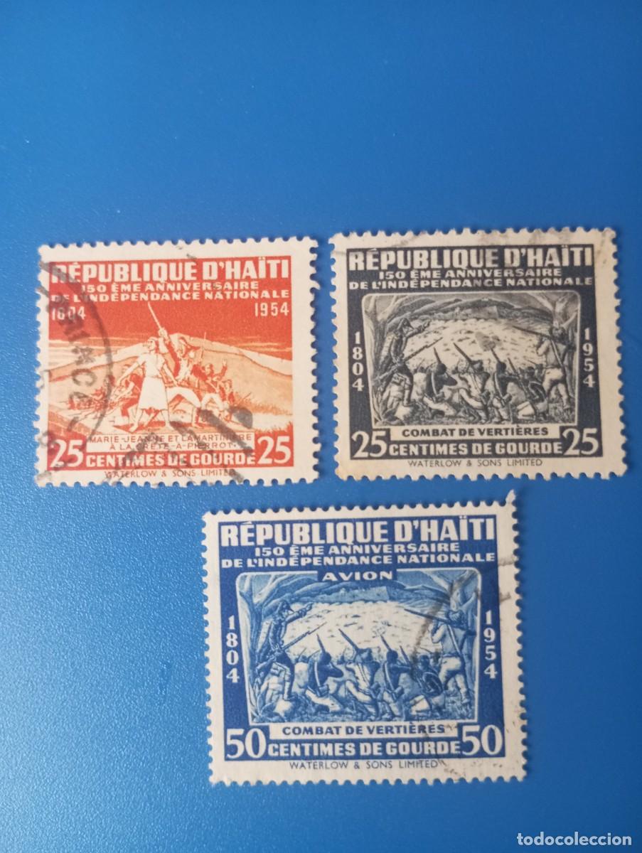 Sellos: HAITI, 1954, ANIVERSARIO DE LA INDEPENDENCIA